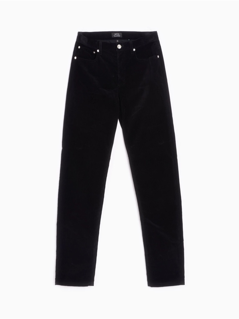 APC Standard Corduroy Jeans Anthracite Slim Leg Black‎ Mens Size 30